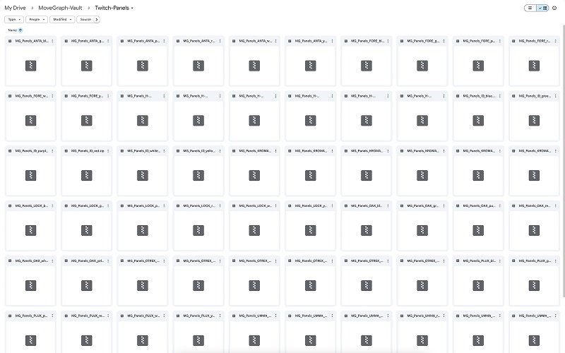 Twitch Panels preview